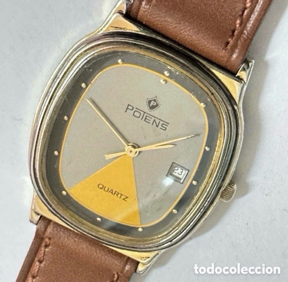 Vintage: Antiguo Reloj POTENS Quartz Con D&iacute;a Vintage