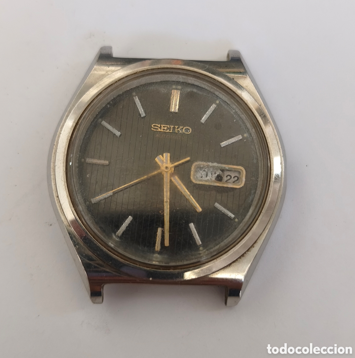 Vintage: Reloj Seiko 5 oxidado, para piezas.