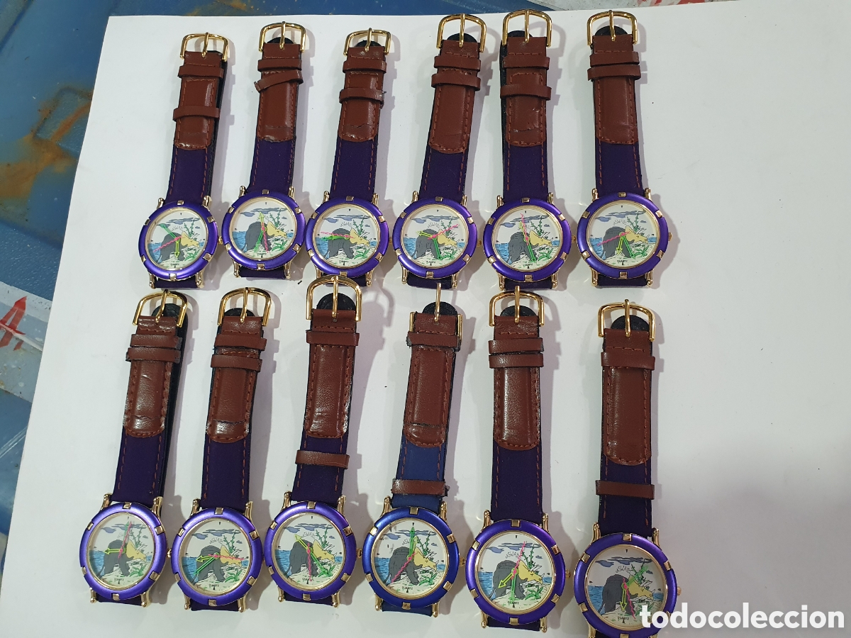 Vintage: Lote de relojes de pulsera infantiles. (L129)