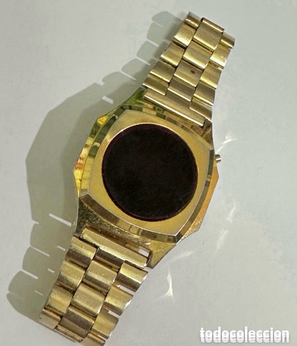 Vintage: Antiguo Reloj Digital LID Rojo Quartz Vintage