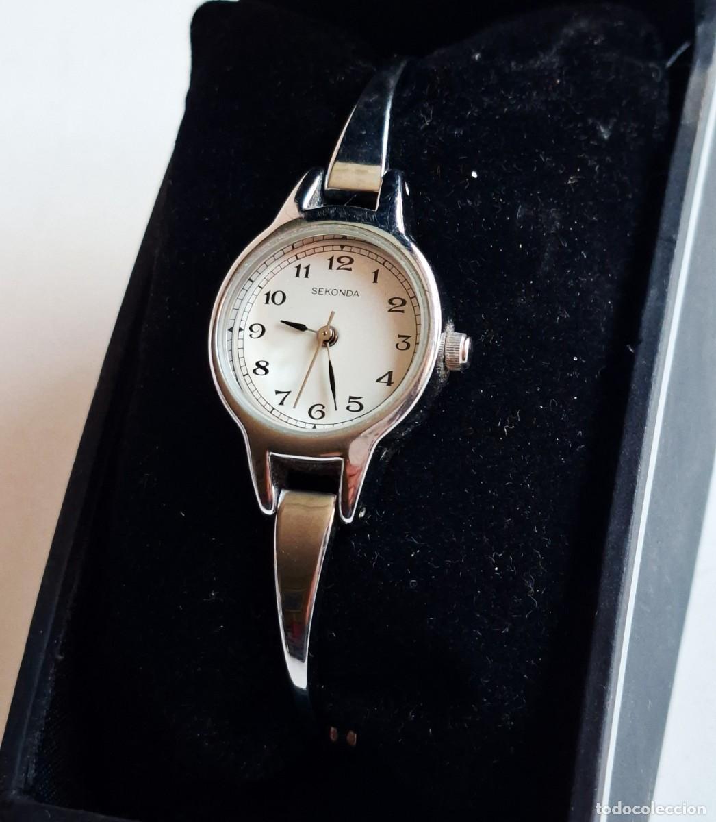 Vintage: RELOJ DE PULSERA SEKONDA DORADO ELEGANTE PARA MUJER