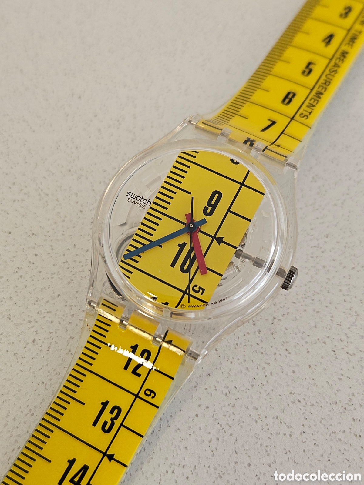 Vintage: Rel&oacute;gio Swatch Vintage Metric 1997 - GK252 - Full Set