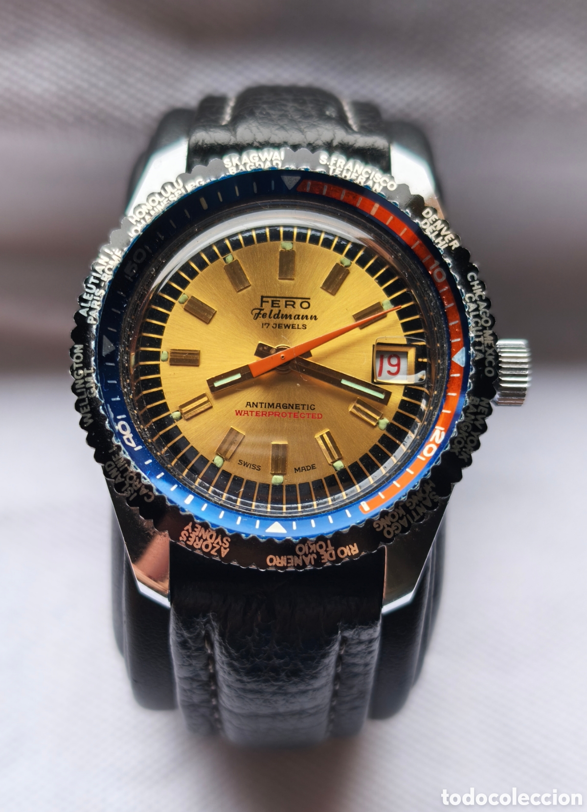 Vintage: Reloj Fero Feldmann Cuerda Manual