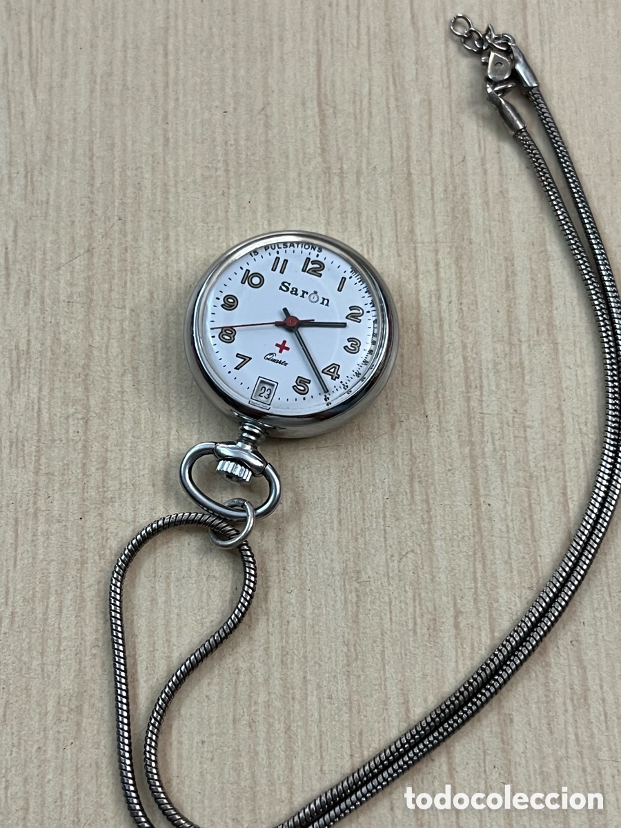 Vintage: ✅ Reloj Saron cuarzo calendario en perfecto estado