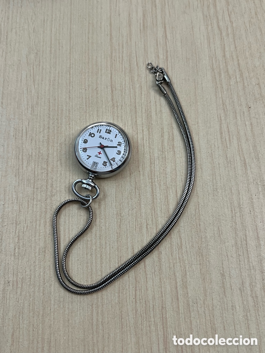 Vintage: ✅ Reloj Saron cuarzo calendario en perfecto estado