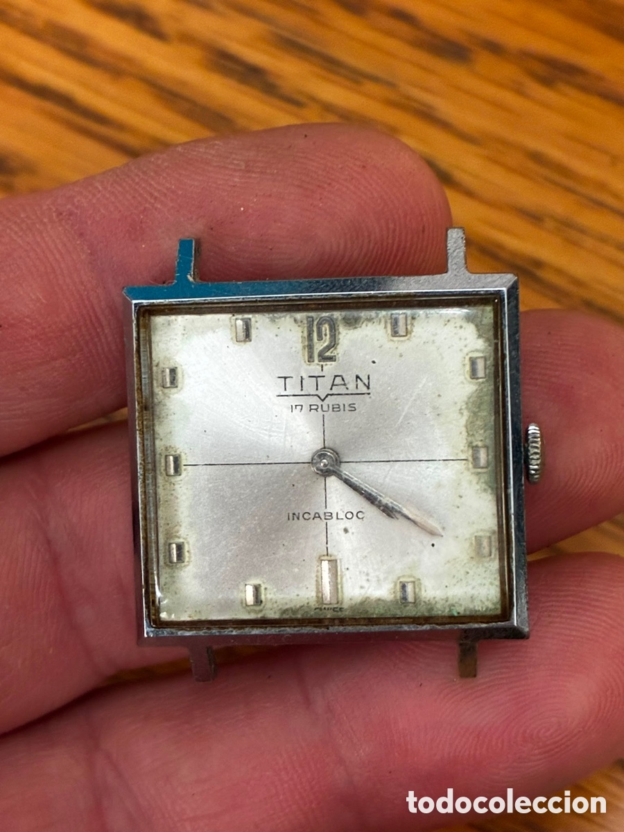Vintage: Reloj tit&aacute;n de cuerda calibre UT 6360