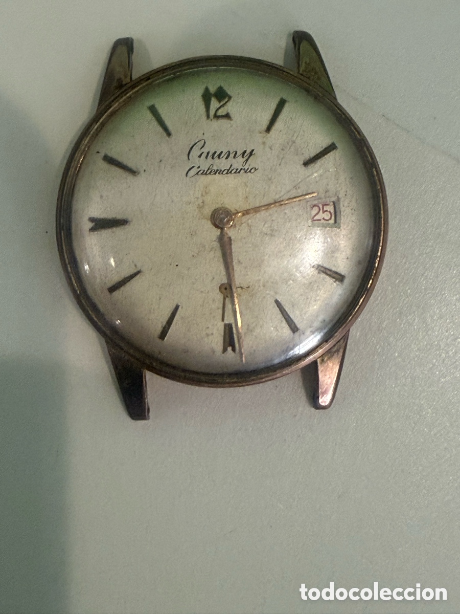 Vintage Watches: Reloj caballero Cauny Calendario vintage mec&aacute;nico &ndash; Para reparar o restaurar