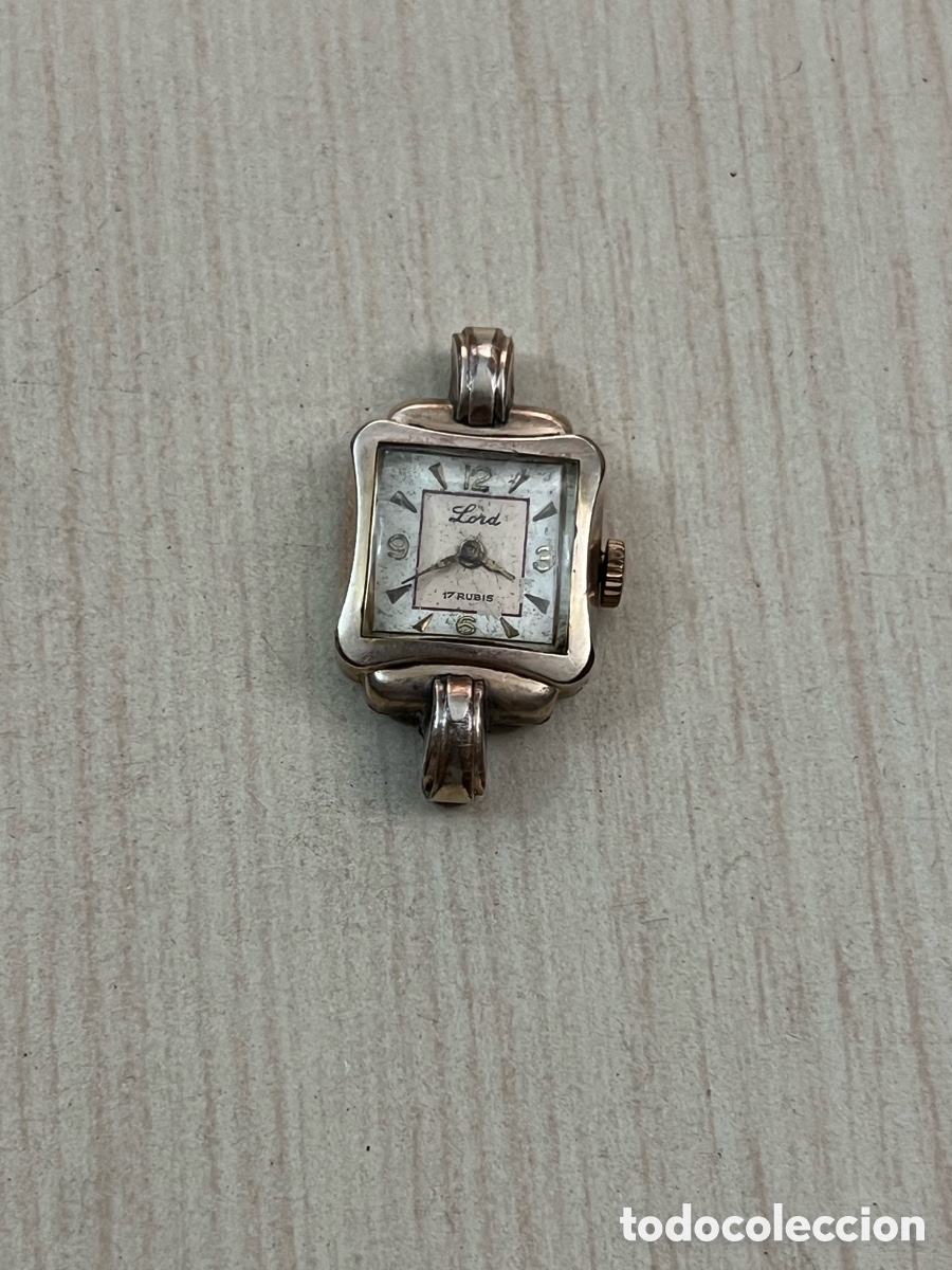 Vintage: ✅ reloj Lord antiguo chapando en oro carga manual