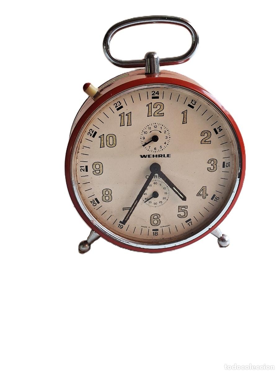 Vintage Watches: ANTIGUO RELOJ DESPERTADOR MECANICO WEHRLE POLO - HECHO EN ALEMANIA FUNCIONA