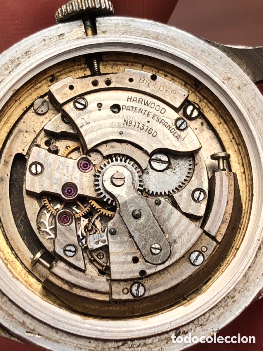 Vintage: Reloj autom&aacute;tico bumper ref harwood
