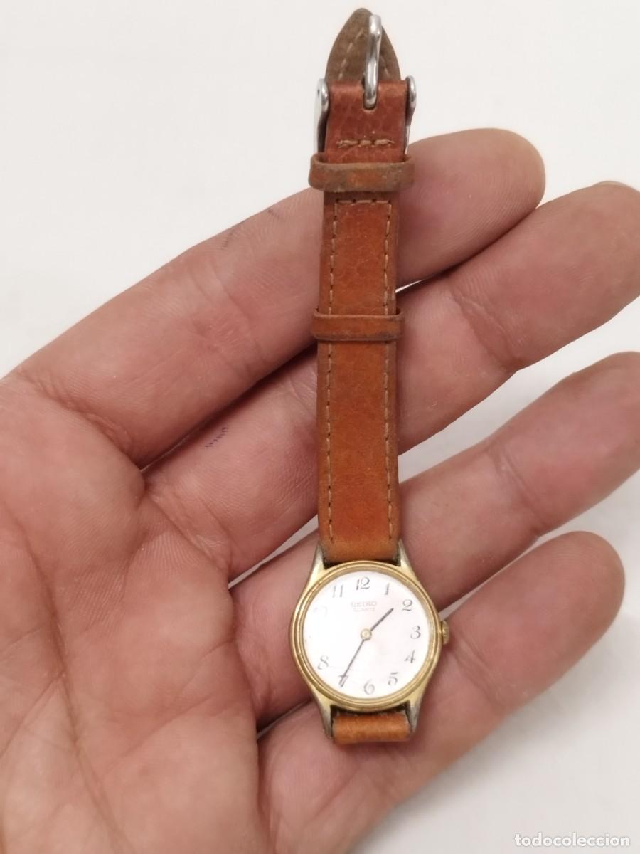 Vintage: Antiguo Reloj de pulsera Seiko Quartz. Sin probar.