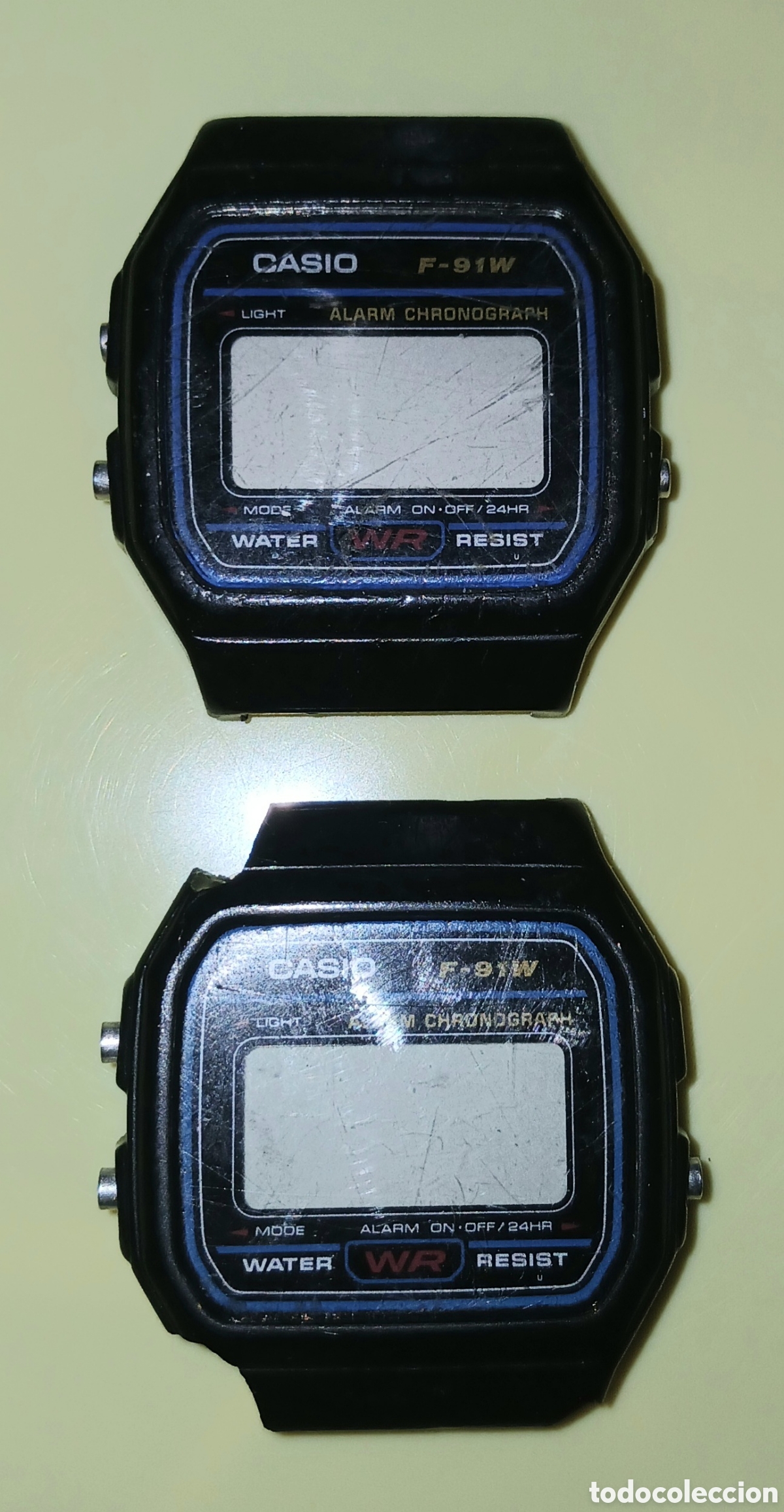 Vintage: Lote 2 Relojes Casio F-91W Vintage Originales