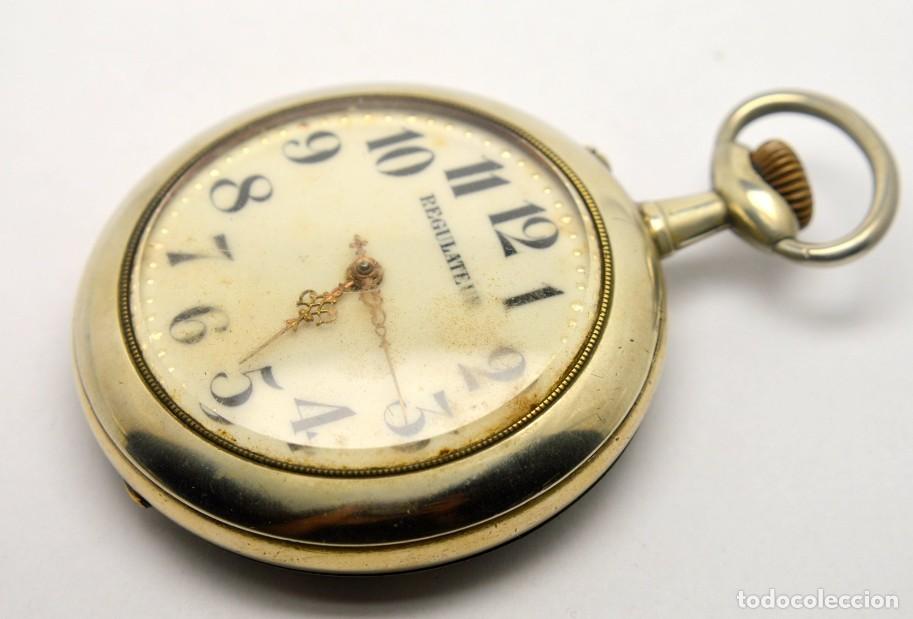 Vintage: Reloj de bolsillo &rdquo; Goliat&rdquo; Regulateur - Foto 7