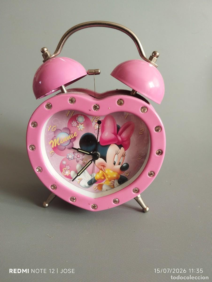 Vintage: Relog Disney rosa 646