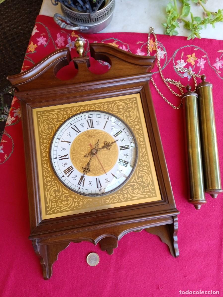 Vintage: Reloj de pared vintage funcionando - Foto 4