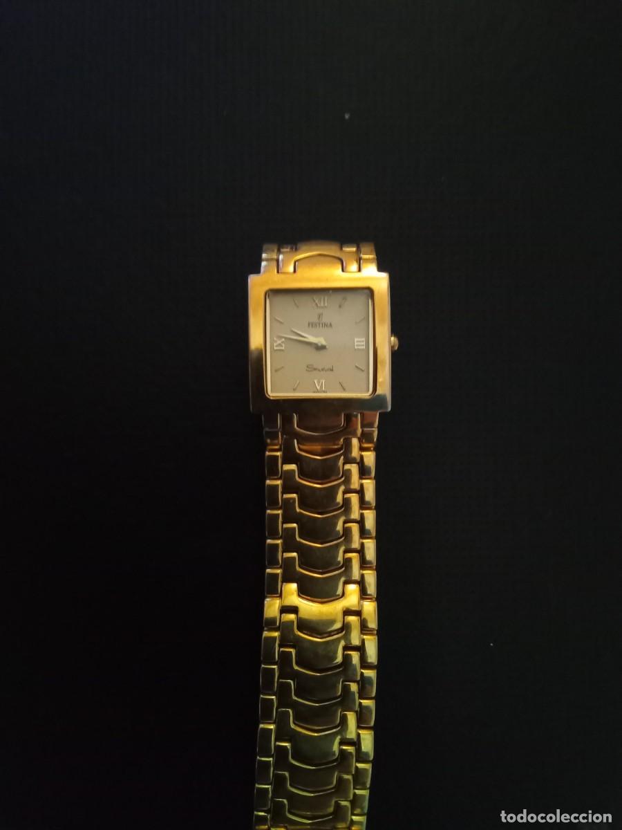 Vintage Watches: Elegante reloj de pulsera vintage de la prestigiosa marca Festina, dise&ntilde;ado para mujer.