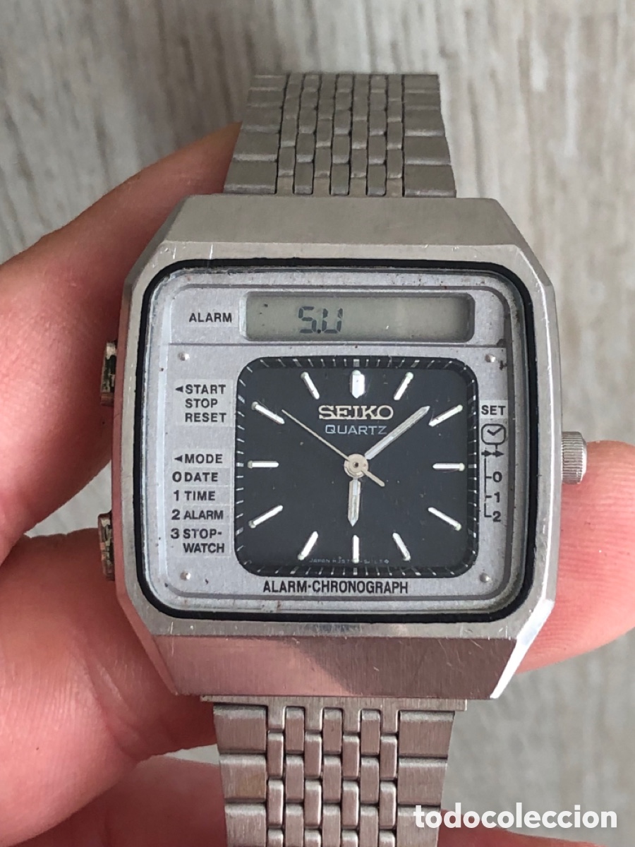 Vintage: Reloj Seiko digital anal&oacute;gico ref H 357-505 D