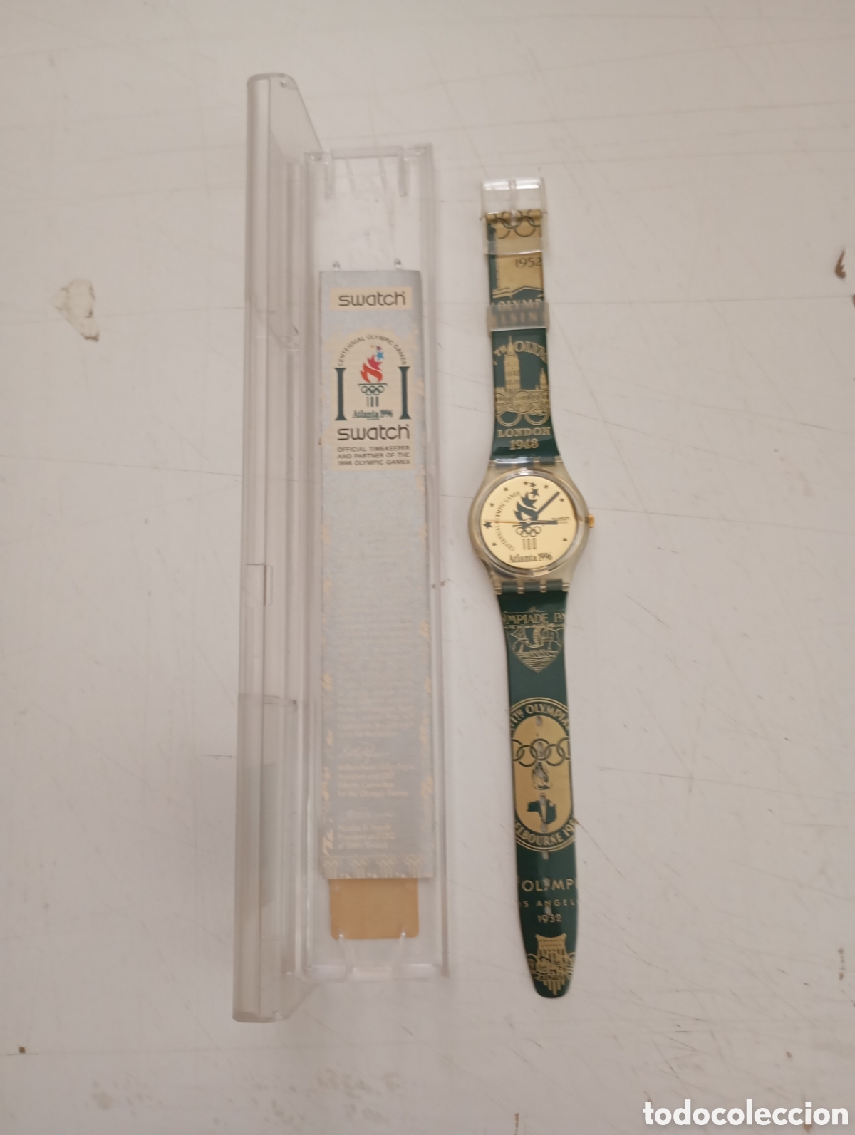 Vintage Uhren: RELOJ SWATCH ATLANTA OLYMPIC SPECIAL (MODELO GZ136) DE 1996 - SIN USAR