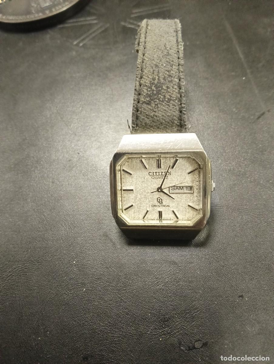 Vintage: RELOJ DE PULSERA ELECTROMECANICO CITIZEN CRYSTRON - VINTAGE A&Ntilde;OS 70 - FUNCIONA