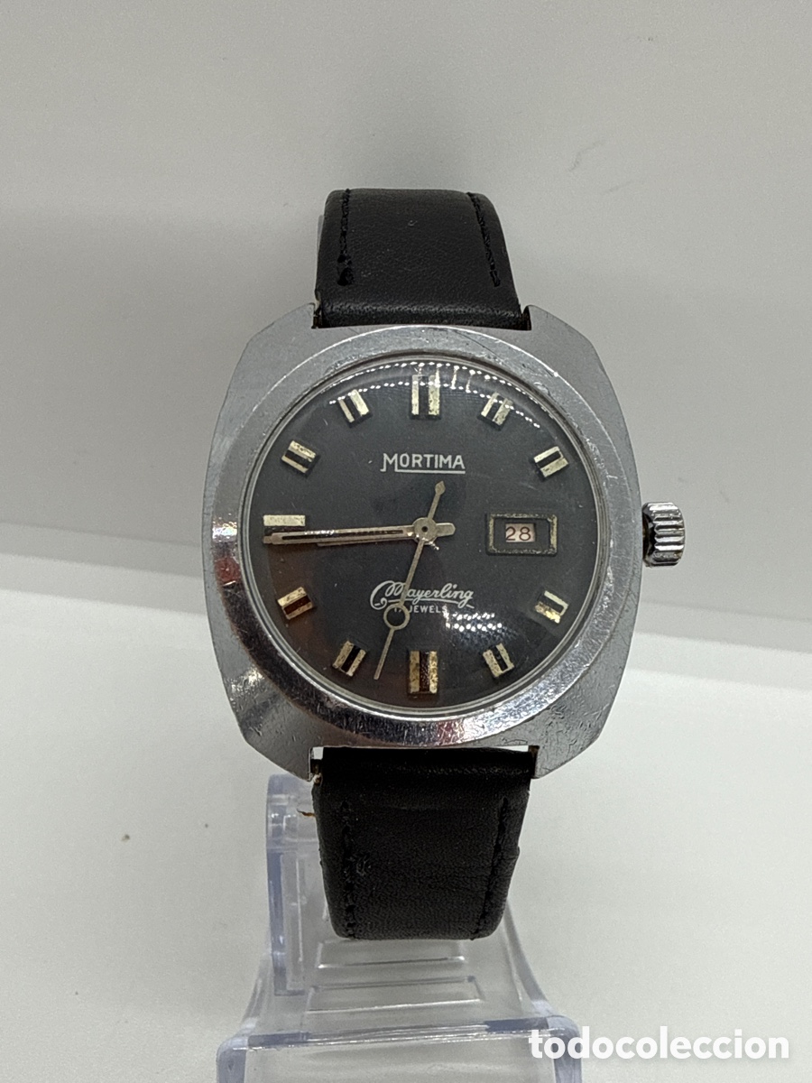 Vintage: Reloj Mortima autom&aacute;tico funci&oacute;n y si para