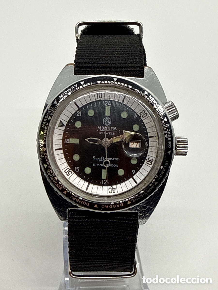 Vintage: Reloj Mortima S&uacute;per Atomatic Funy