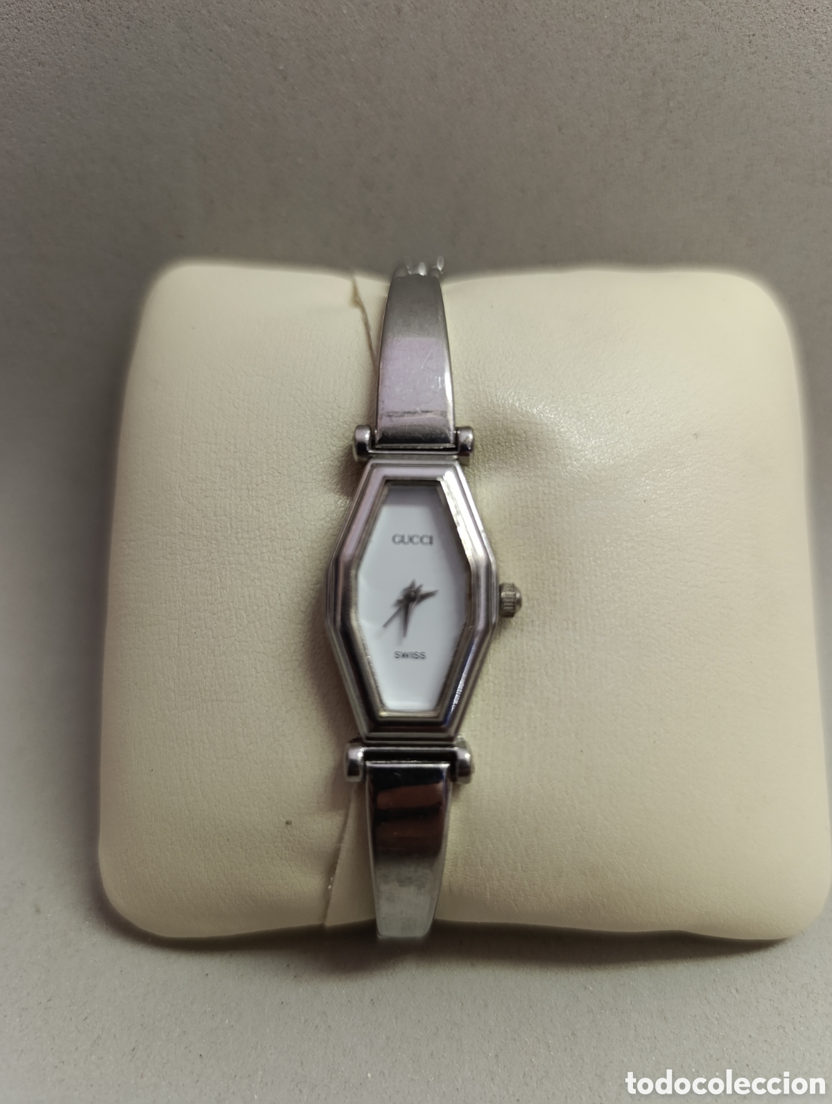 Vintage: RELOJ DE PULSERA, METALICO. DE SE&Ntilde;ORA. CAJA HEXAGONAL.