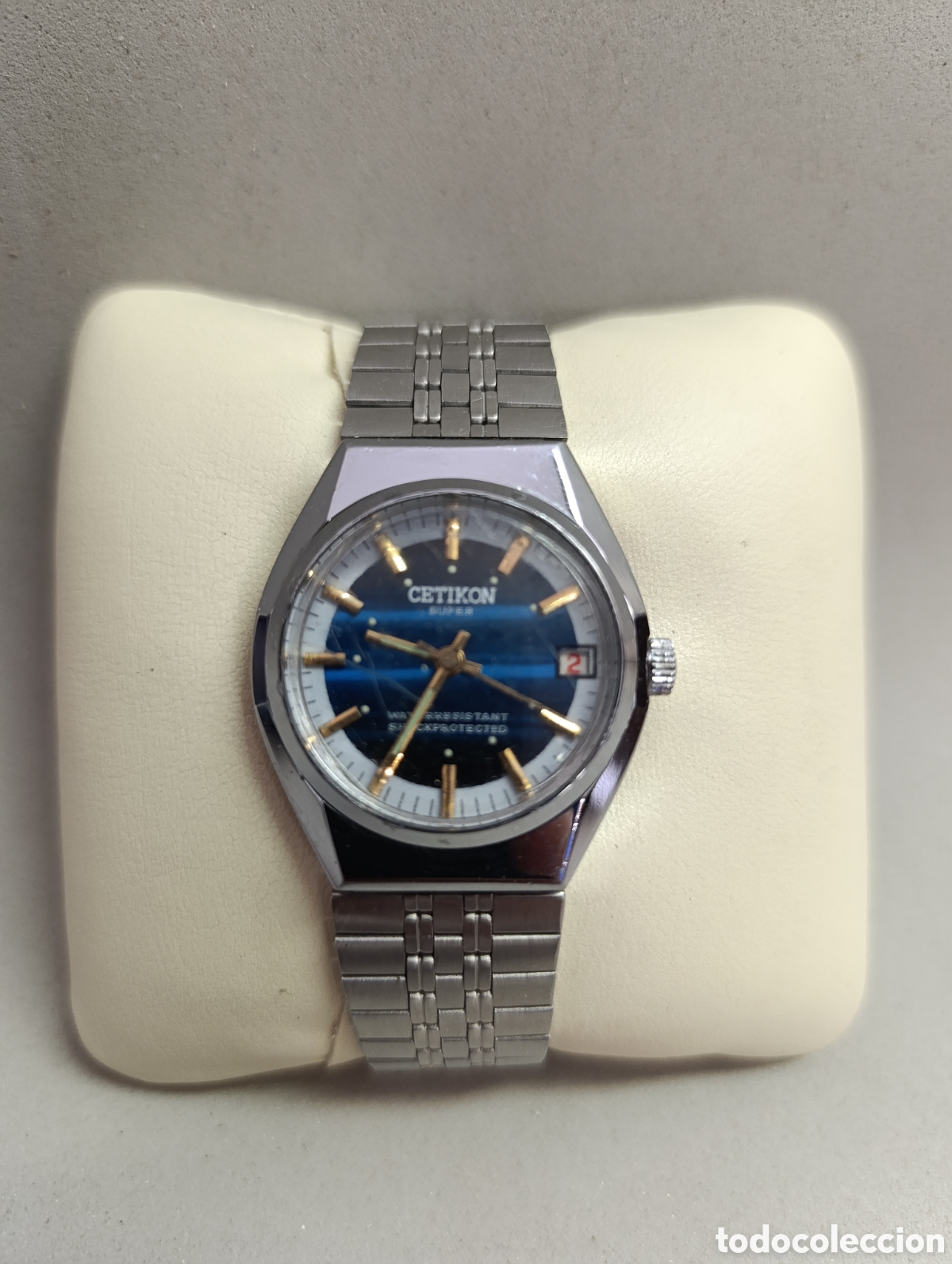 Vintage: RELOJ DE PULSERA CETIKON. CABALLERO. AUTOMATICO. METALICO.