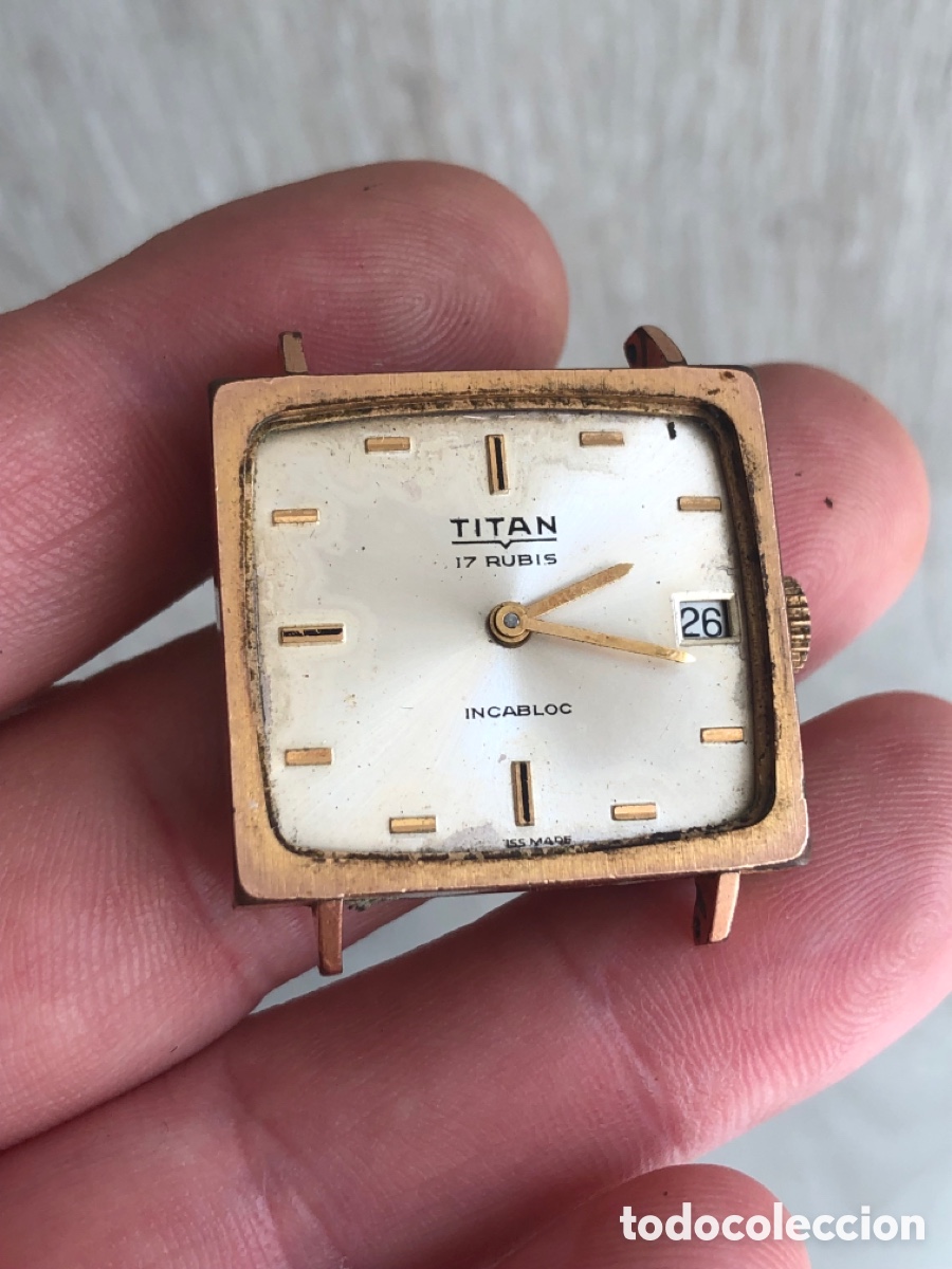Vintage: Reloj tit&aacute;n de cuerda calibre AS 1691-93