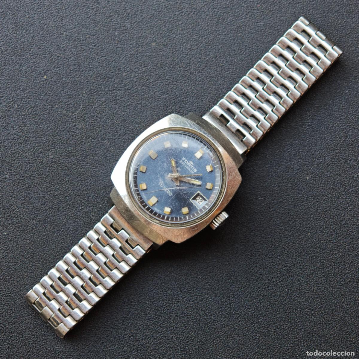 Vintage: FORTIS Tuxedo 24mm automatic reloj vintage ETA 2551 NSA montre orologio lady watch