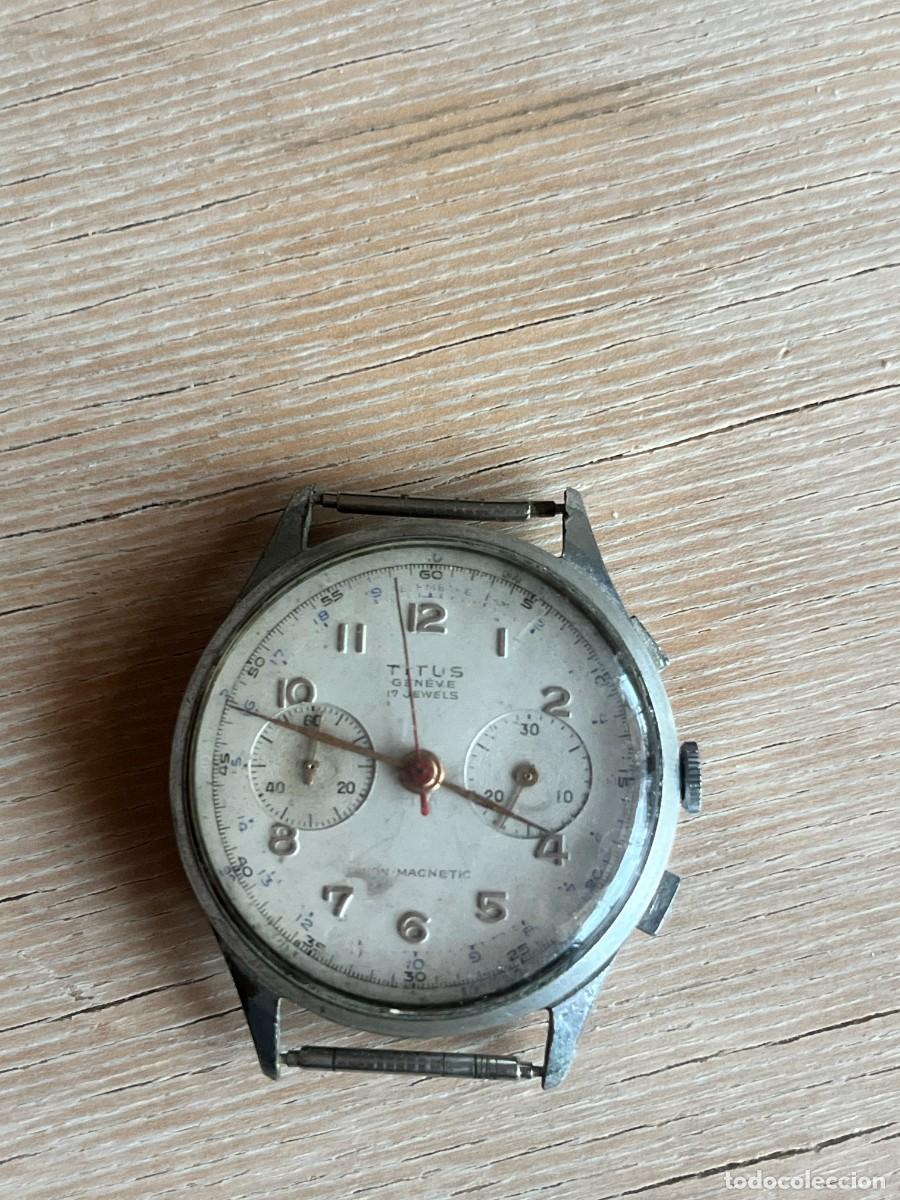 Vintage: Titus Cron&oacute;grafo vintage de dos contadores (Bi-compax Chronograph)