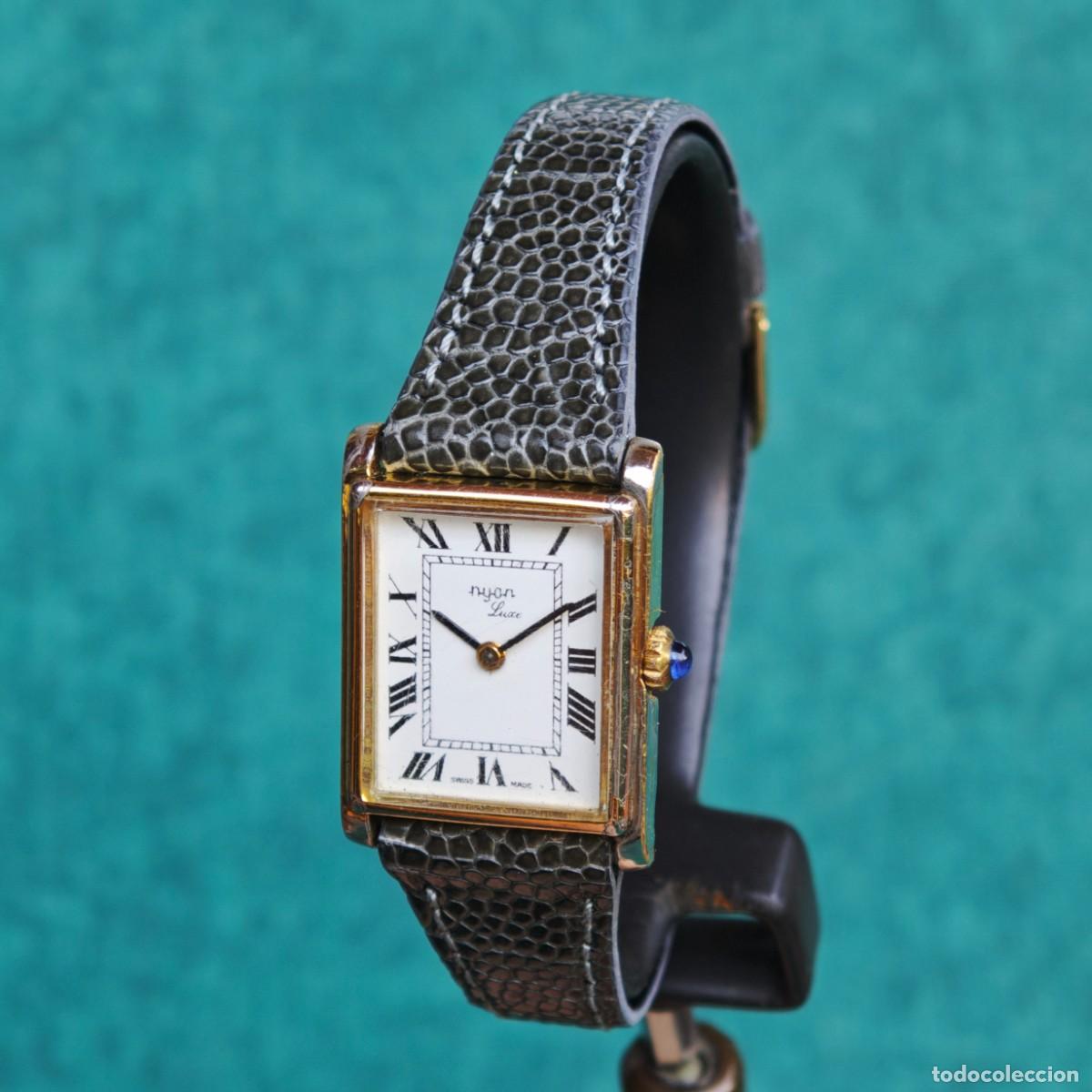 Vintage: NYON Luxe Tank reloj de cuerda vintage montre orologio watch France