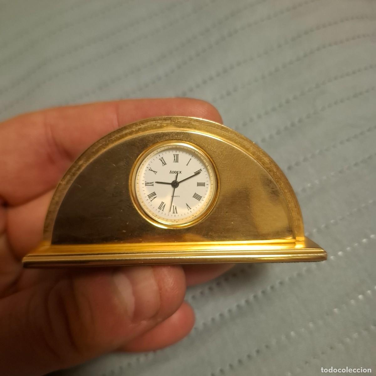 Vintage: Reloj despertador de mesa Addex vintage, peque&ntilde;o estilo retro, objeto de colecci&oacute;n