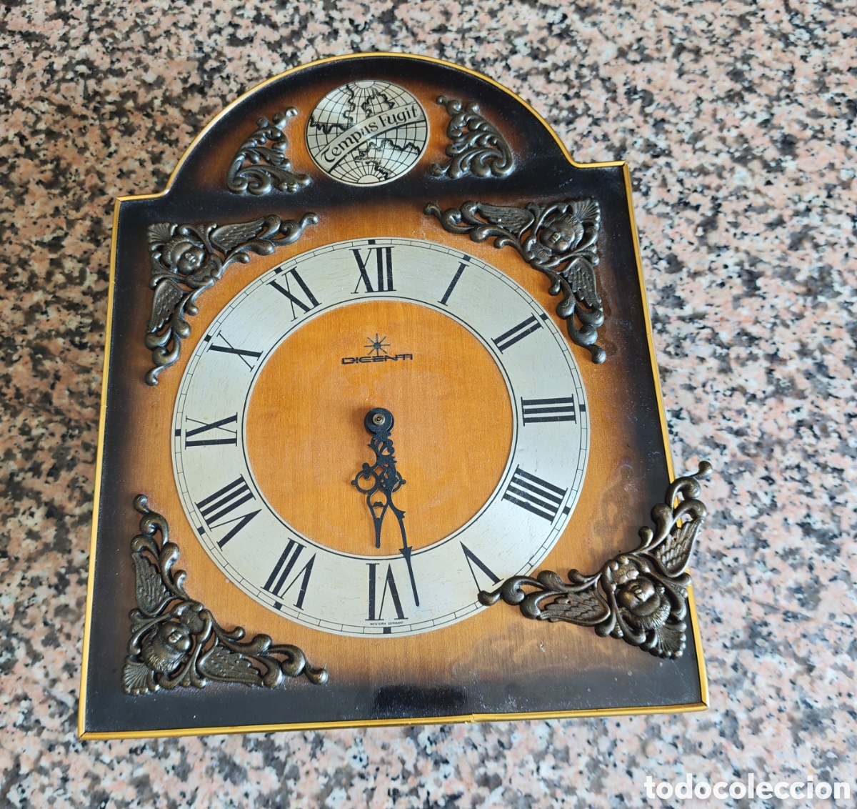 Vintage: Reloj de pared Dicenti tempus fugit