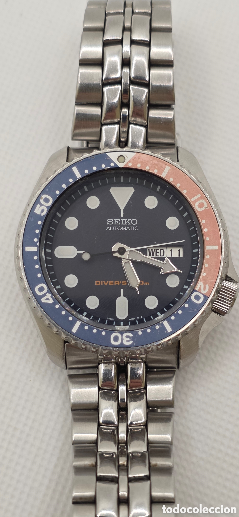 Vintage: Reloj Seiko Scuba Diver's 200 m Autom&aacute;tico 7S26-0020 Pepsi &ndash; Funcionando &ndash; Original