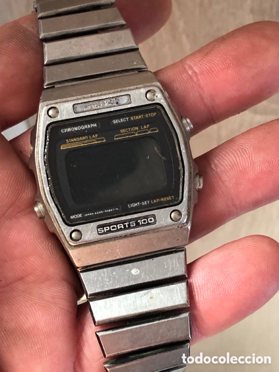 Vintage: Reloj Seiko digital todo original
