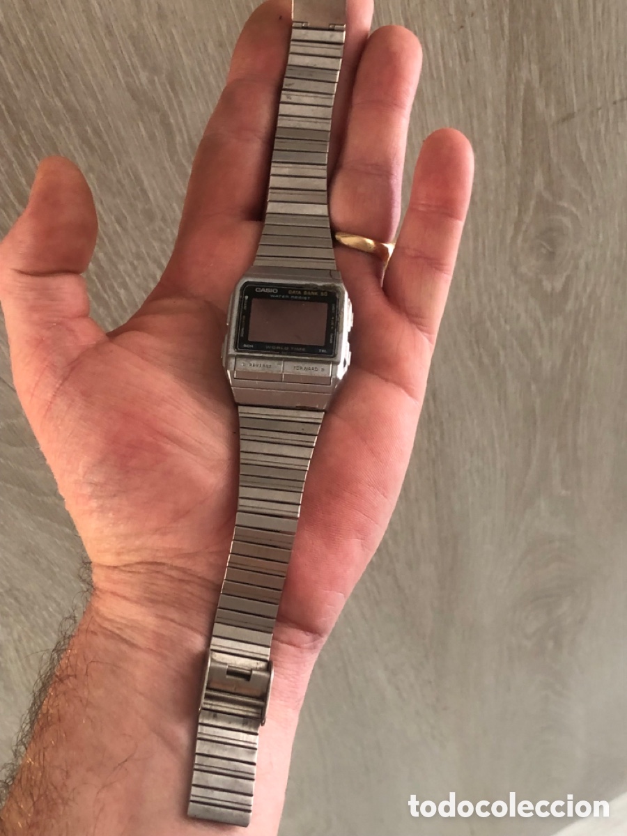Vintage: Reloj Casio japon&eacute;s databank vintage