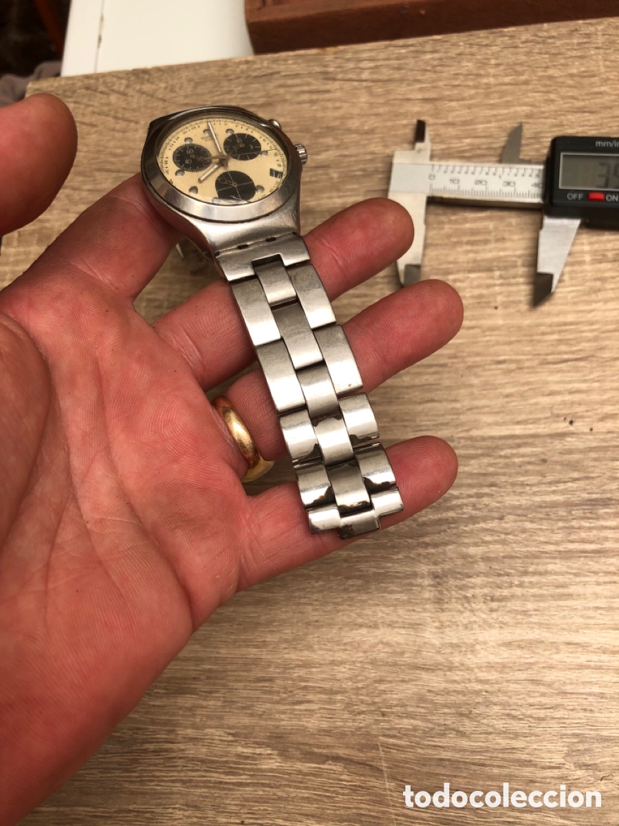 Vintage: Reloj swatch Quartz crono - Foto 10