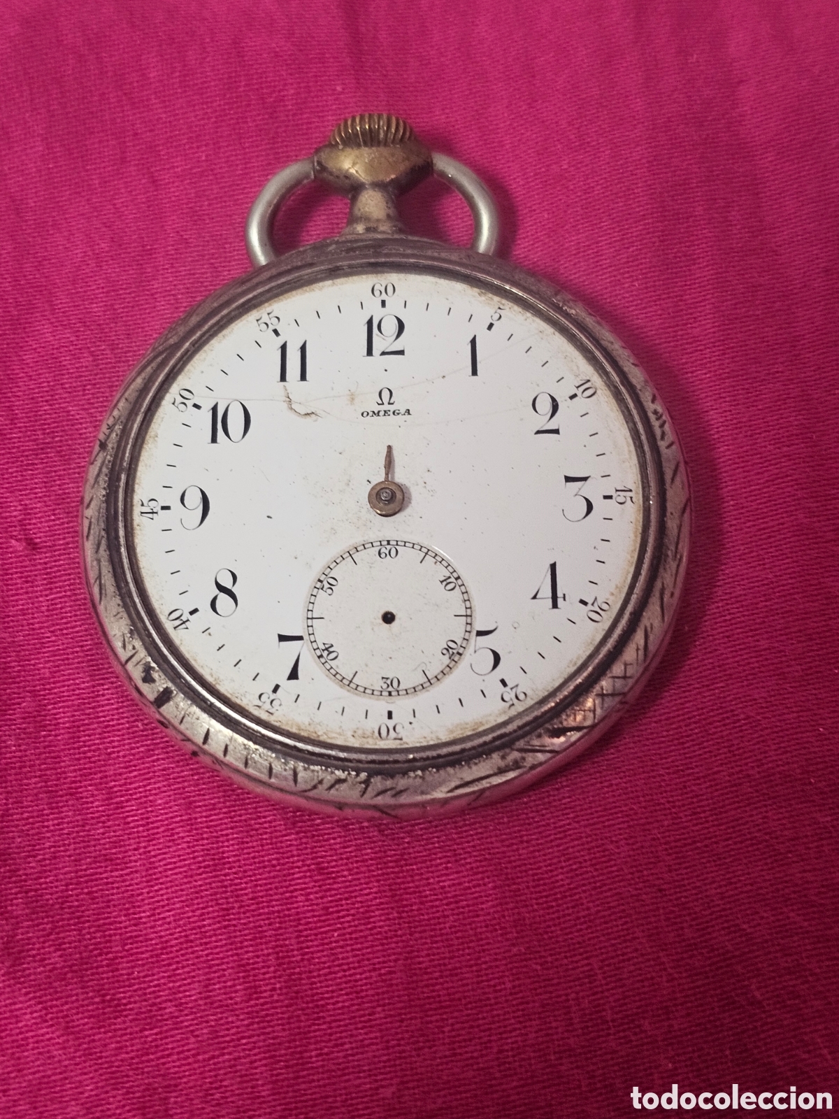 Vintage: Reloj omega de plata