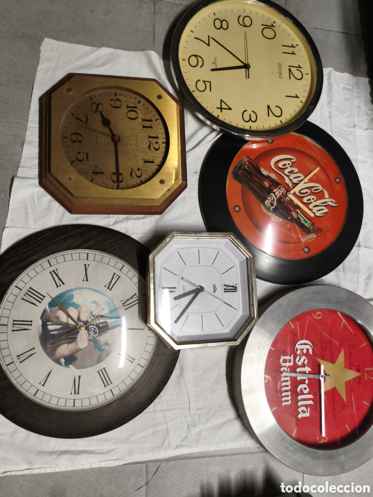 Vintage: Lote relojes de pared