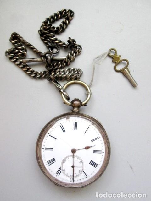 Vintage: Orologio da tasca in Argento 835&nbsp; Con carica a chiavetta periodo fine '800