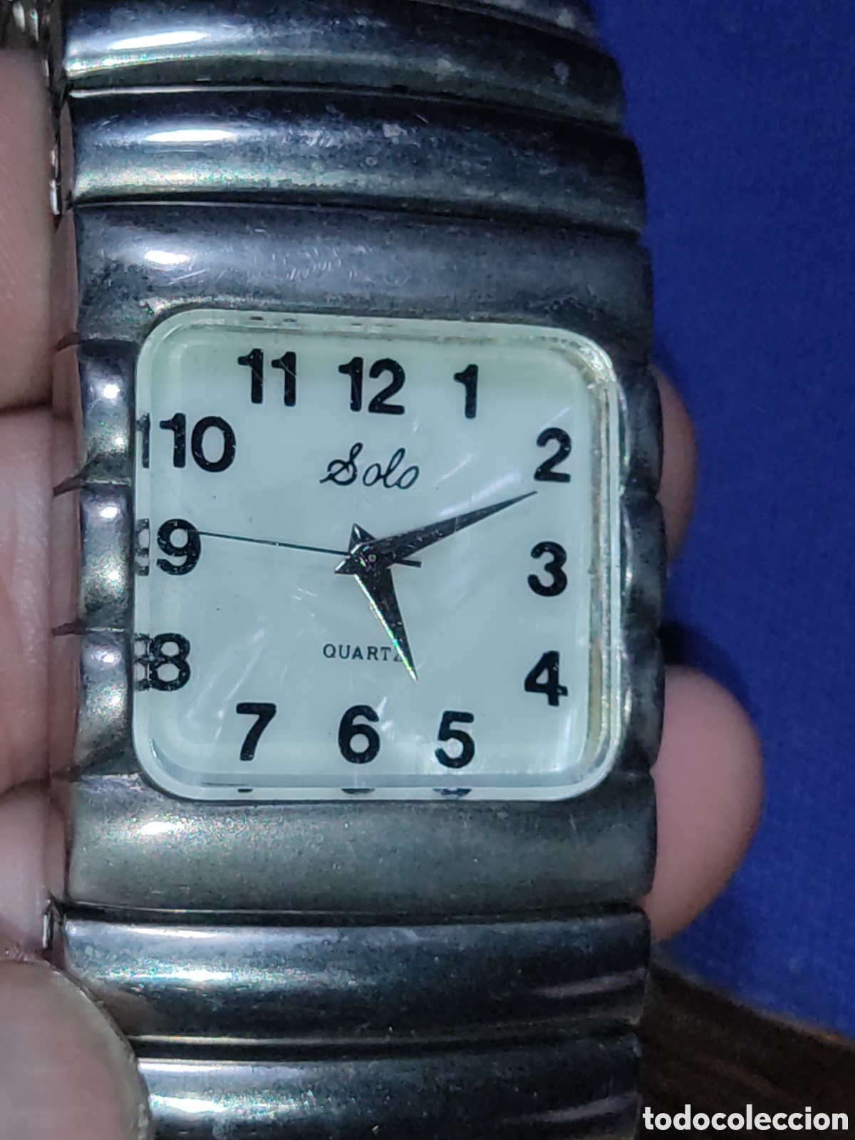 Vintage: Reloj Solo & Quart,correa el&aacute;stica.Vintage. - Foto 2