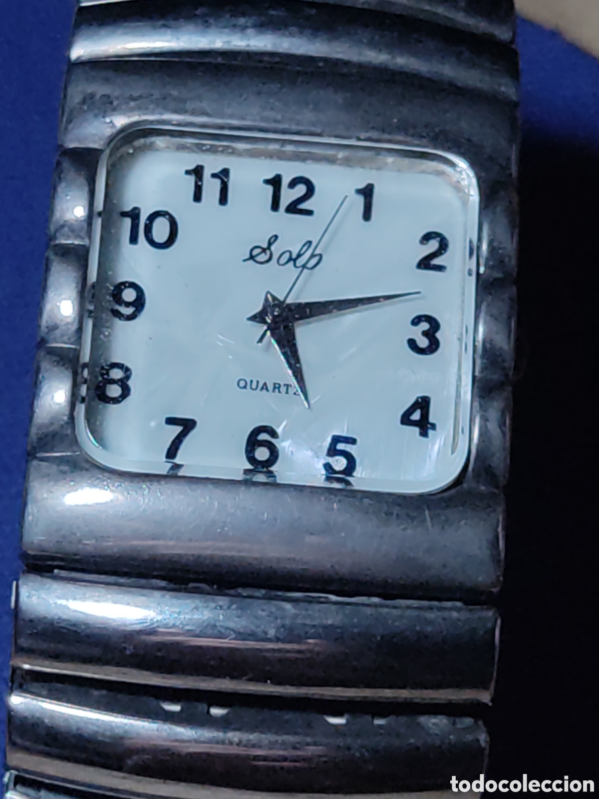 Vintage: Reloj Solo & Quart,correa el&aacute;stica.Vintage. - Foto 7
