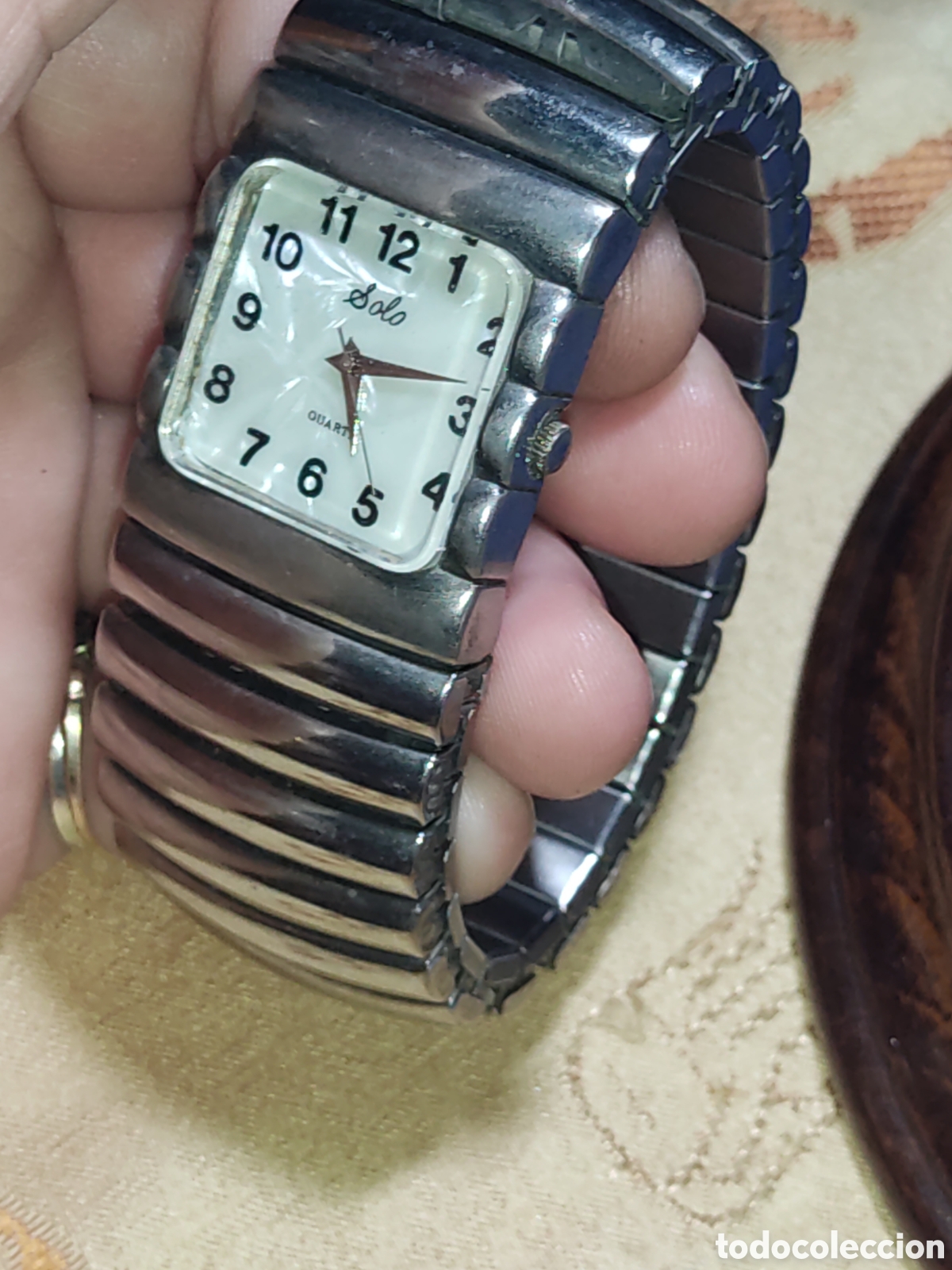 Vintage: Reloj Solo & Quart,correa el&aacute;stica.Vintage. - Foto 8