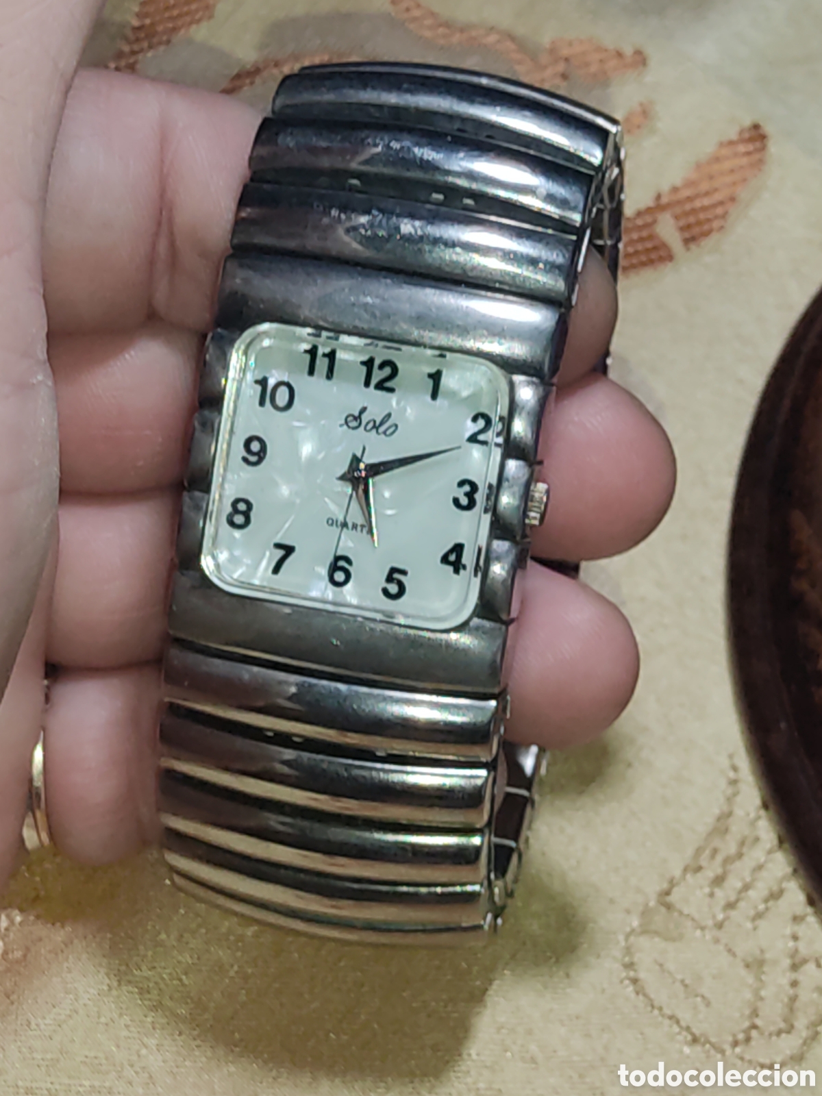 Vintage: Reloj Solo & Quart,correa el&aacute;stica.Vintage.