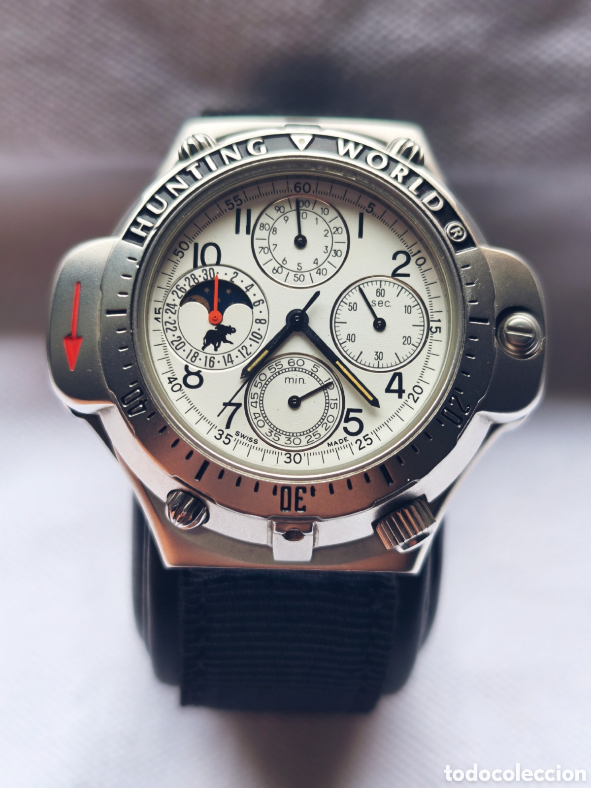 Vintage: Reloj Hunting World Quartz