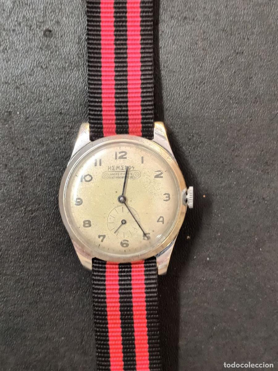 Vintage: Reloj Hemeros ancre 17 rub&iacute;s antimagnetique