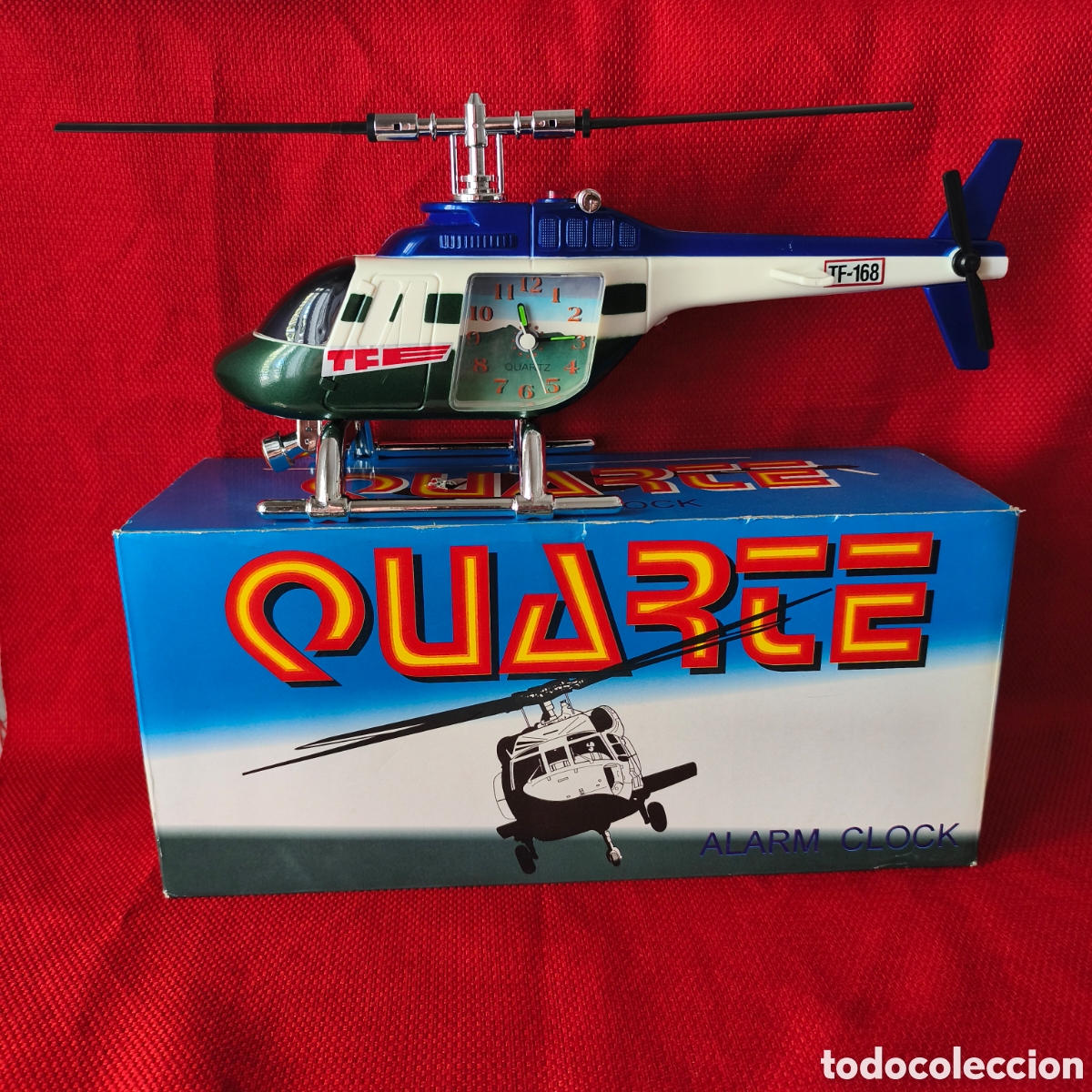 Vintage: Helic&oacute;ptero reloj QUARTE