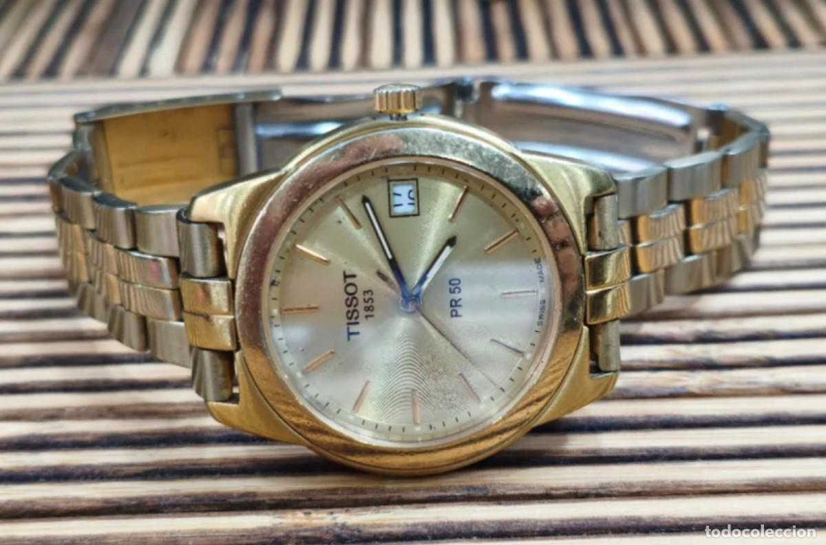Vintage: Reloj Tissot PR-50 dorado funciona