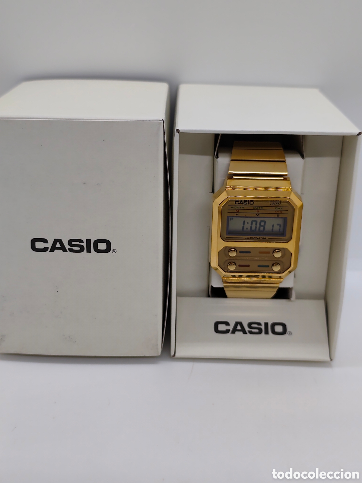 Vintage: Reloj Casio color dorado nuevo