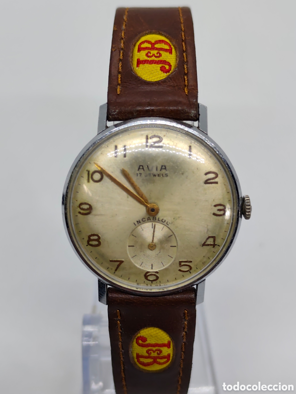Vintage: Reloj AVIA carga manual funciona 36mm